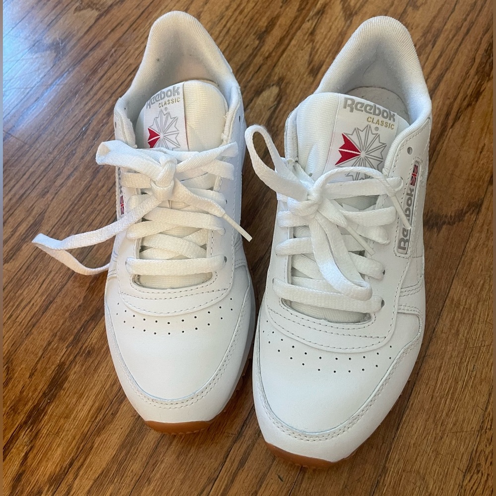 Reebok classic white sneakers